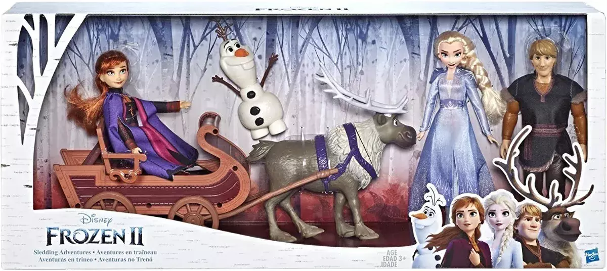 Frozen 2 Carruaje Deluxe + 5 Personajes Elsa Anna -0
