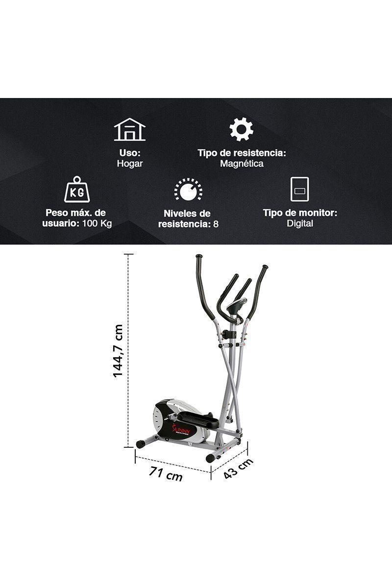 Pack Trotadora M201+ Elíptica Magnética SF-E905 Blanco-2