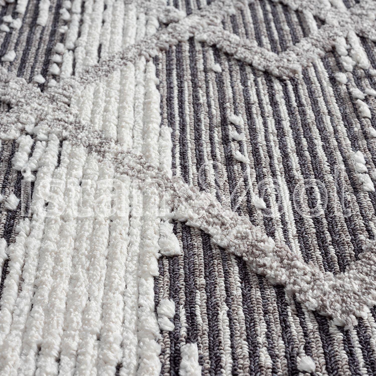 Alfombra Moderna 160x230cms. Gris-1