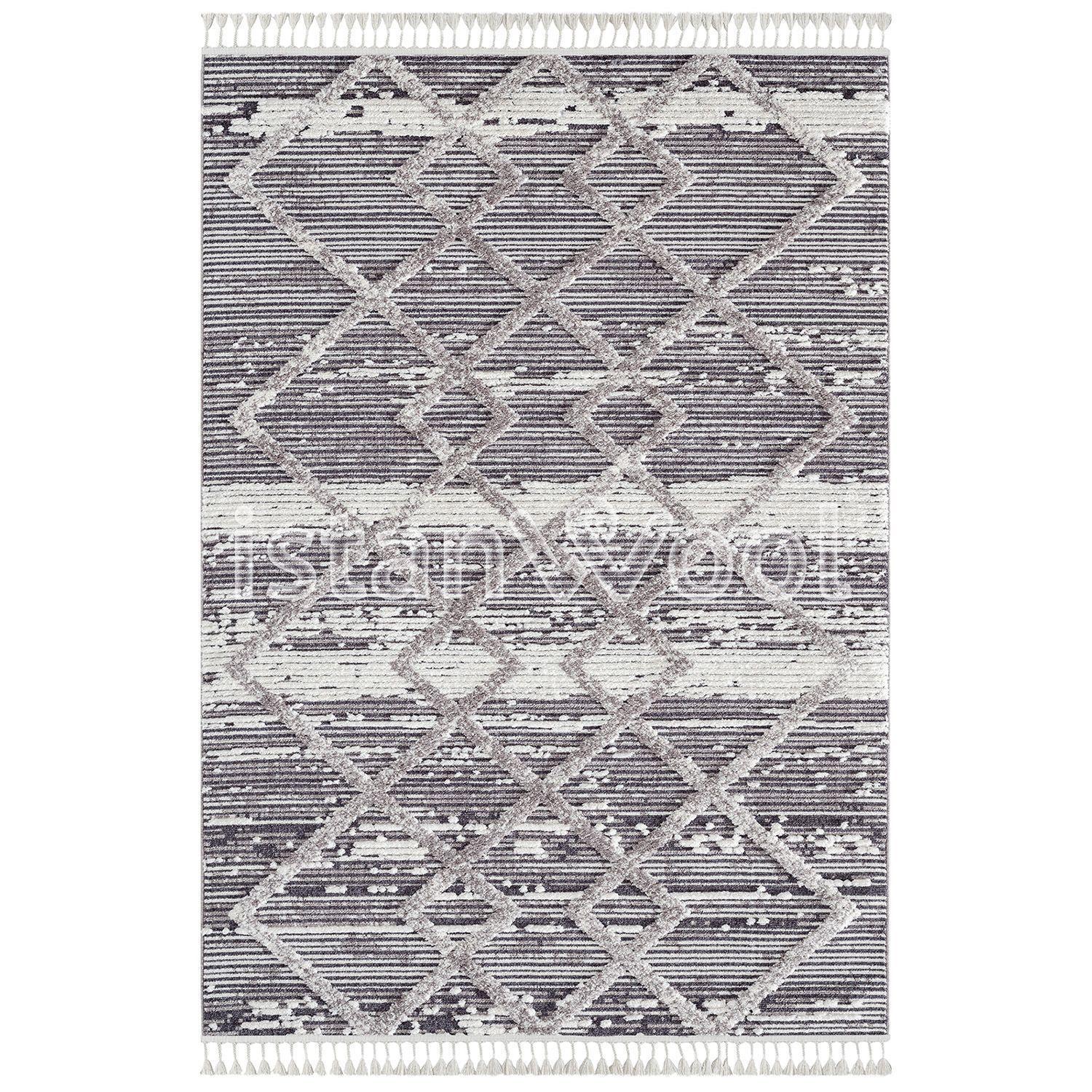 Alfombra Moderna 160x230cms. Gris-0