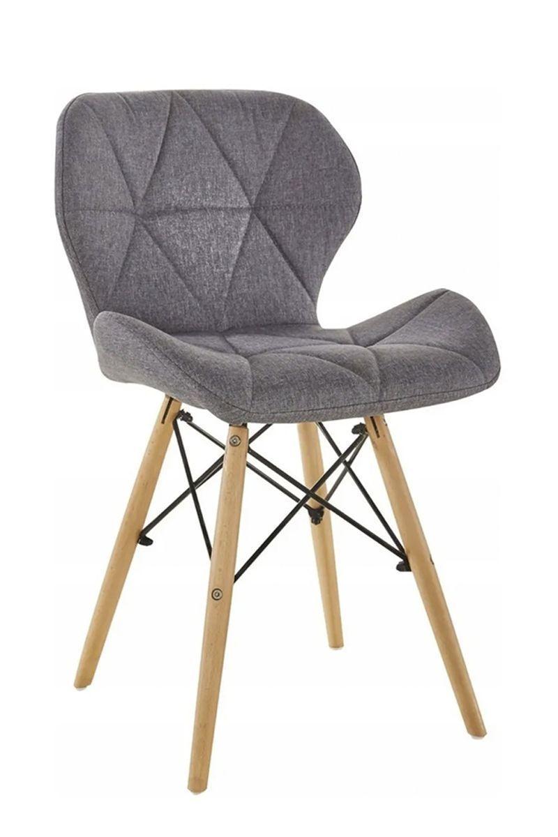 Pack 4 Sillas Eames Acolchadas Tela Lino-3