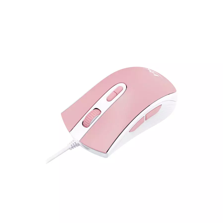 Mouse Gamer HyperX Pulsefire Core, 7 Botones, 6200 DPI, Rosa/Blanco-2