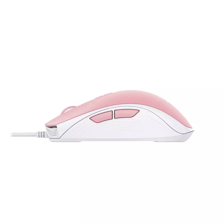 Mouse Gamer HyperX Pulsefire Core, 7 Botones, 6200 DPI, Rosa/Blanco-3