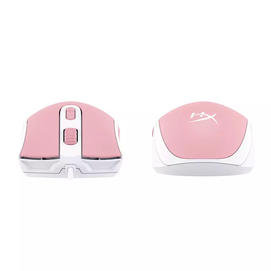 Mouse Gamer HyperX Pulsefire Core, 7 Botones, 6200 DPI, Rosa/Blanco-4