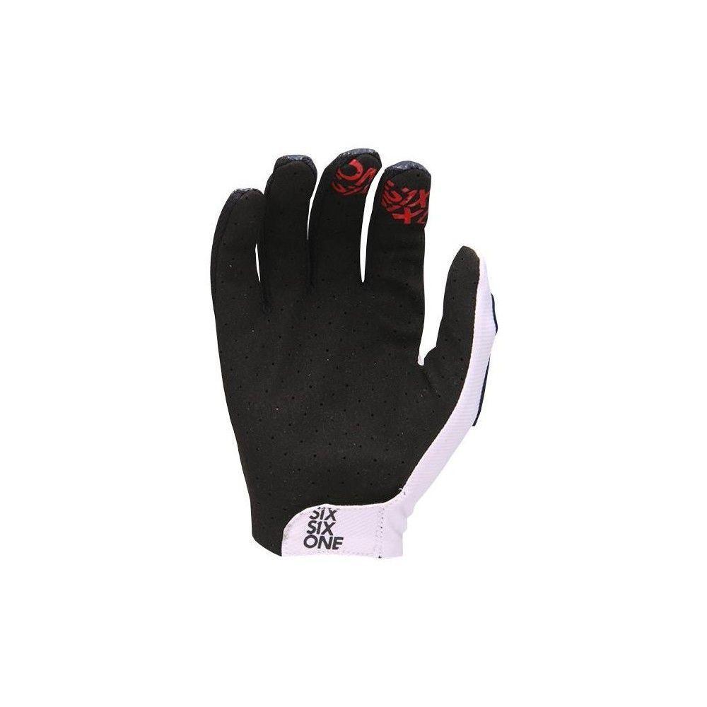 Guante de Bicicleta Sixsixone Raji Negro Blanco-1