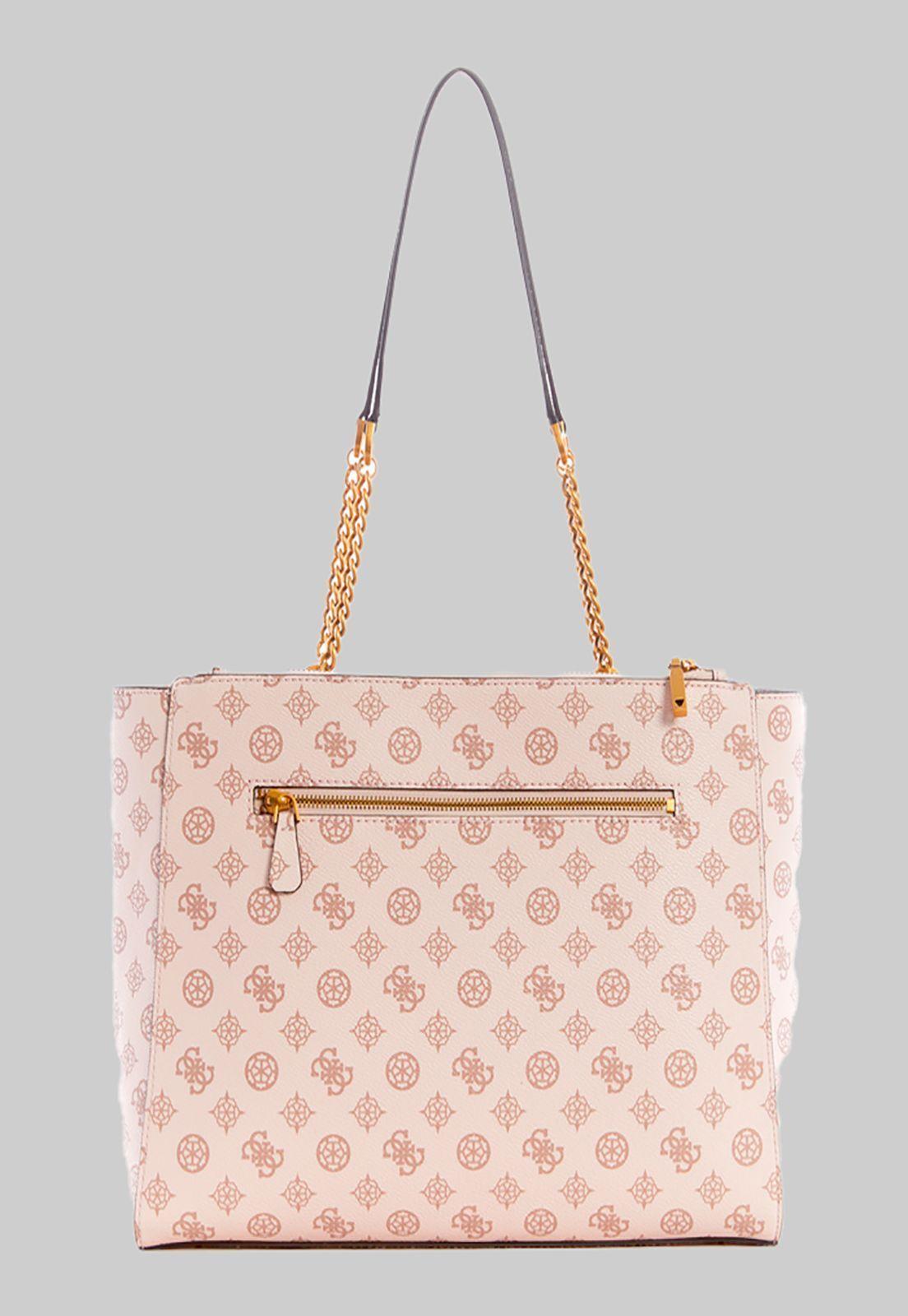 Cartera Centre Stage Society Tote Sll Rosado Guess-2