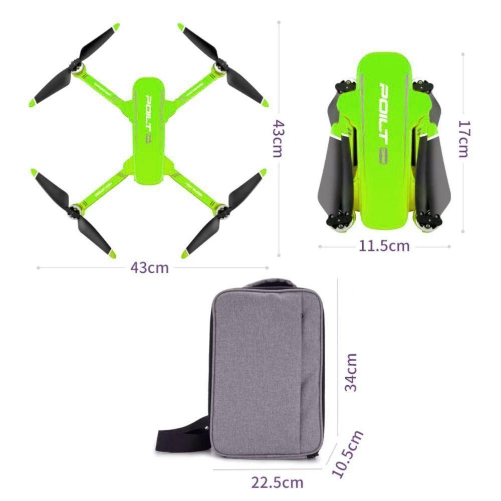 Drone GPS JJRC X17 6K 5G 1000m Cardan autoestabilizador - Verde-3