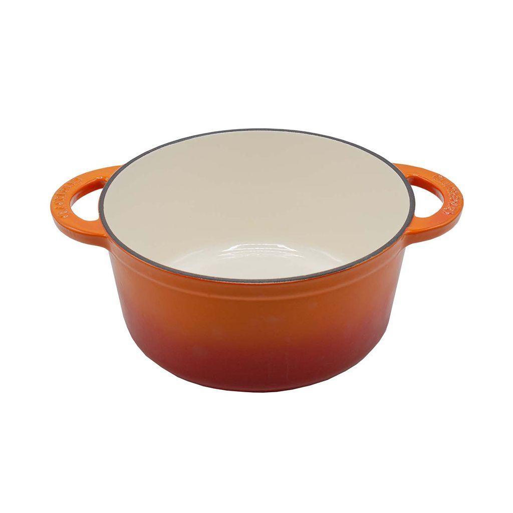 Olla redonda Ø26cm 5 Lts Topaze Orange-2