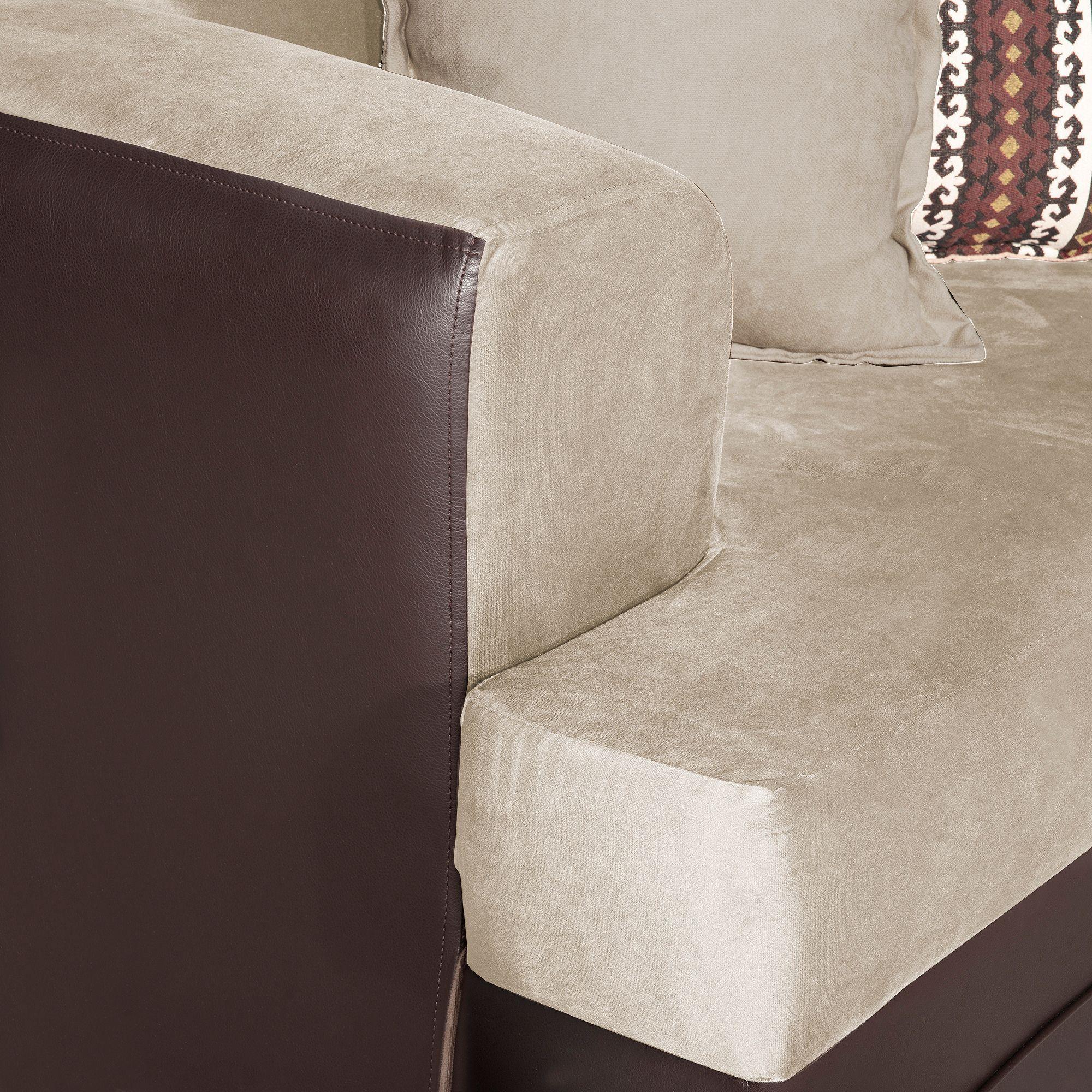 Sofa 2c Mori  Felpa  Beige 180 x 95 x 98-2