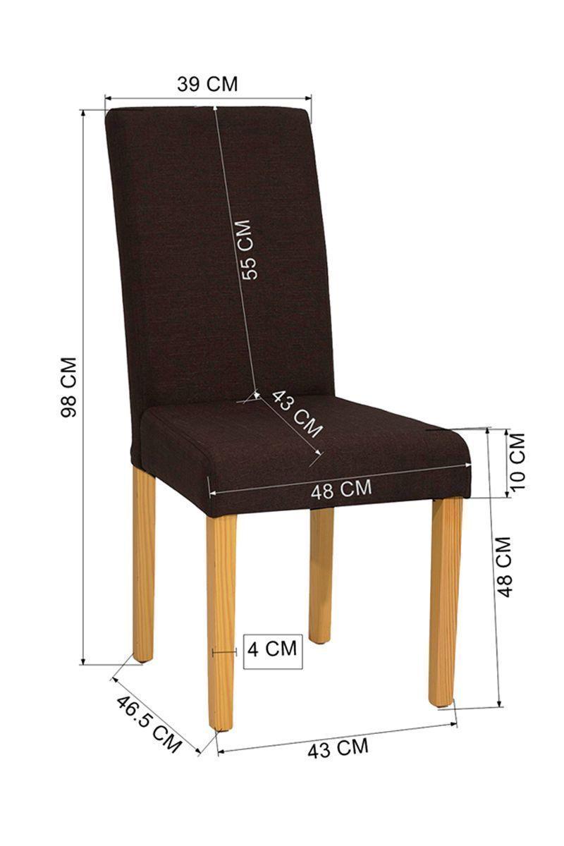 Pack 2 Sillas Comedor Sitial Tela-2