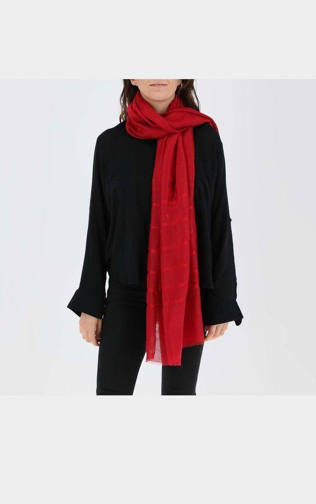 Pañuelo Liso Bordeaux Rojo Humana-2