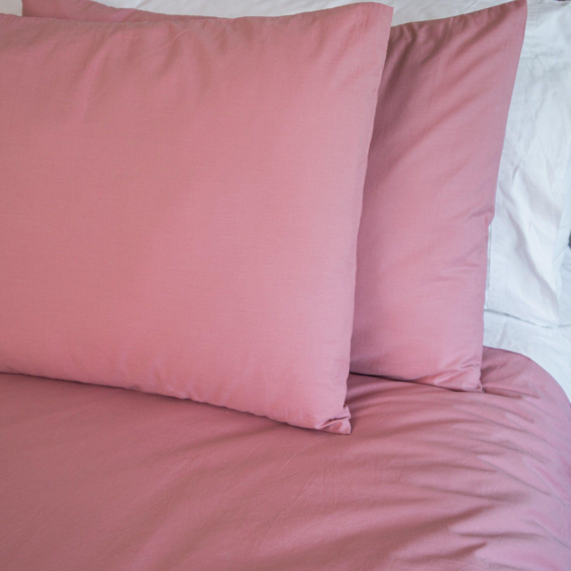 Cubreplumón Karsten Liss 2 plazas Rosa 180 hilos-1