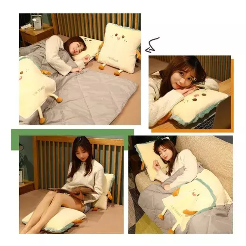 Manta De Almohada 2 En 1 Multiuso 2 Plazas 150 x 200 cm-3