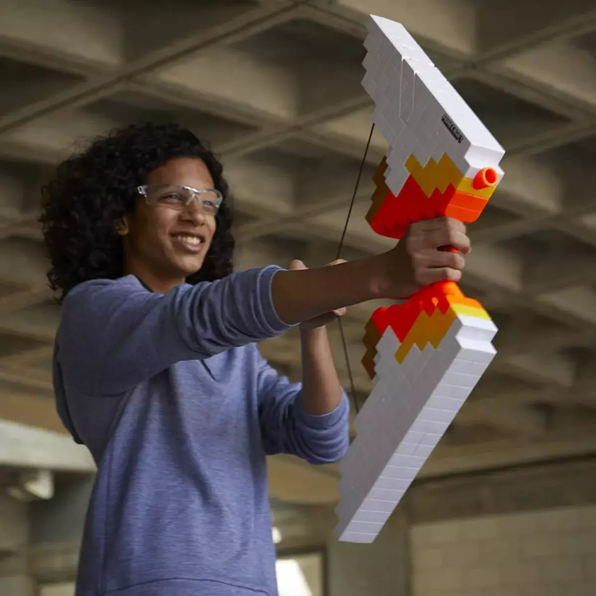 Lanzador Nerf Minecraft Sabrewing Arco Motorizado-5