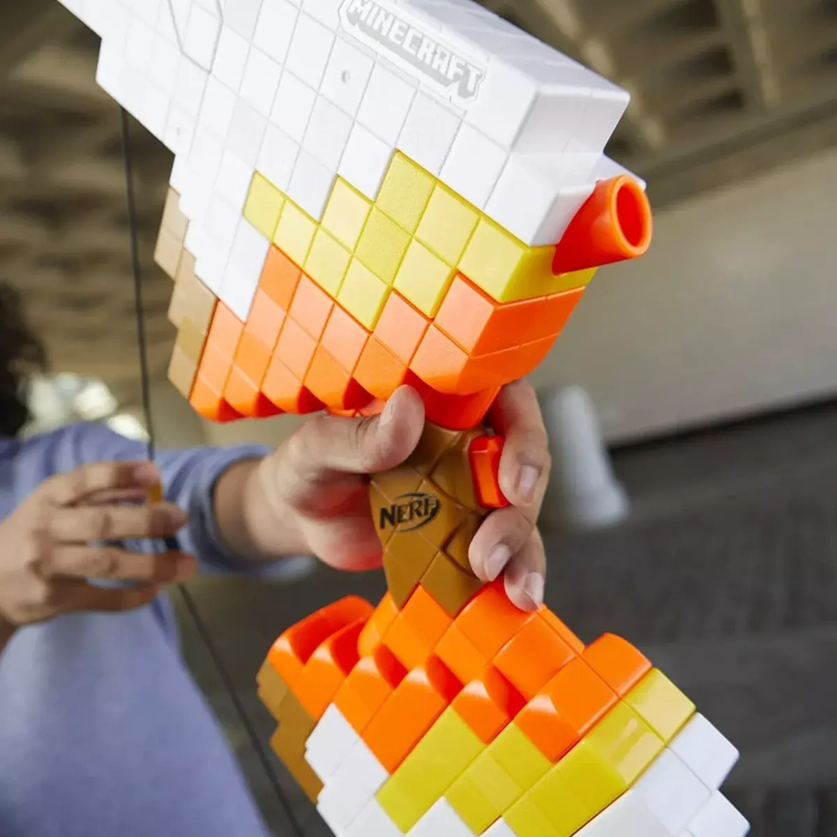 Lanzador Nerf Minecraft Sabrewing Arco Motorizado-3