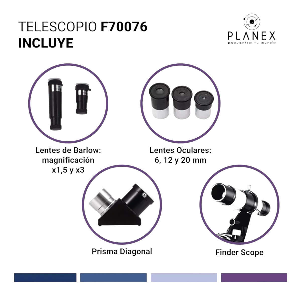 TELESCOPIO ASTRONÓMICO NEWTONIANO + SOPORTE AR68-2