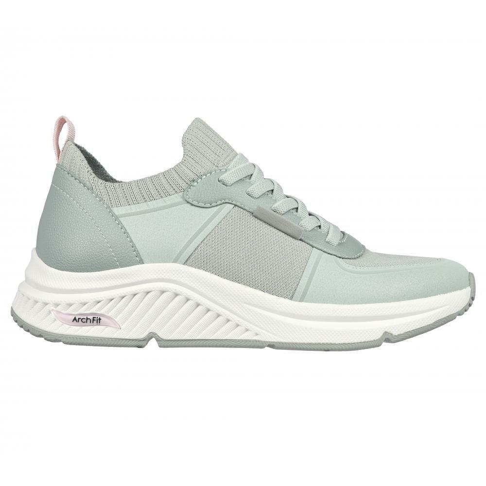 Zapatilla Mujer Arch Fit SMiles Verde Skechers-4