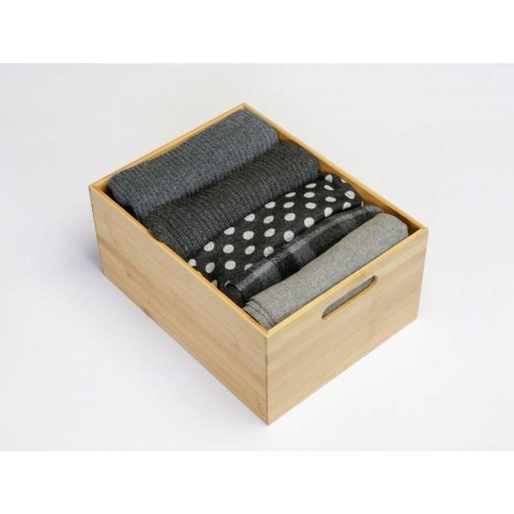 CAJA ORGANIZADORA BAMBOO MULTIPLE M 34X24X13CM-2