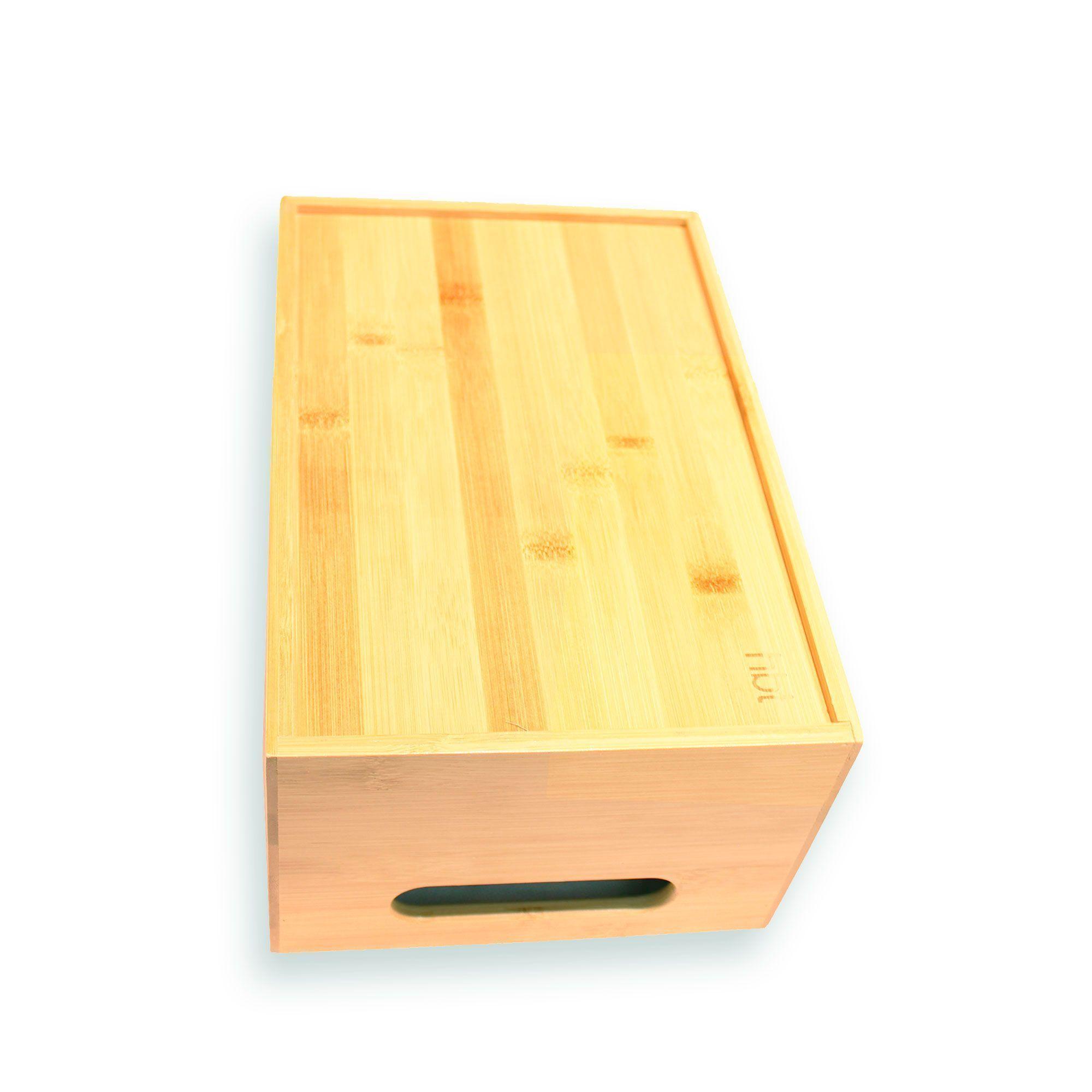 CAJA ORGANIZADORA BAMBOO MULTIPLE M 34X24X13CM-6