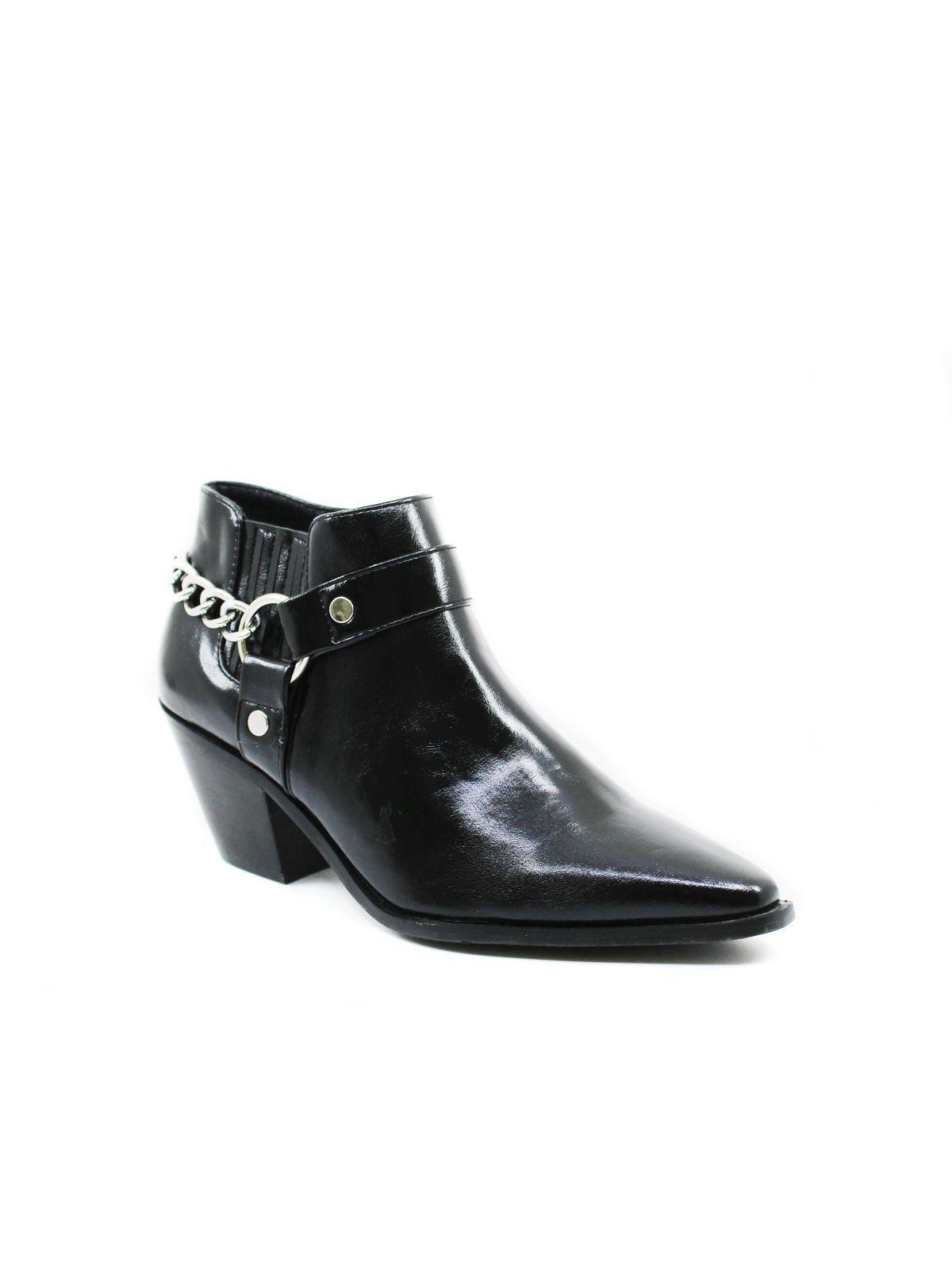 Botin mujer LA08 negro Stylo Shoes-0