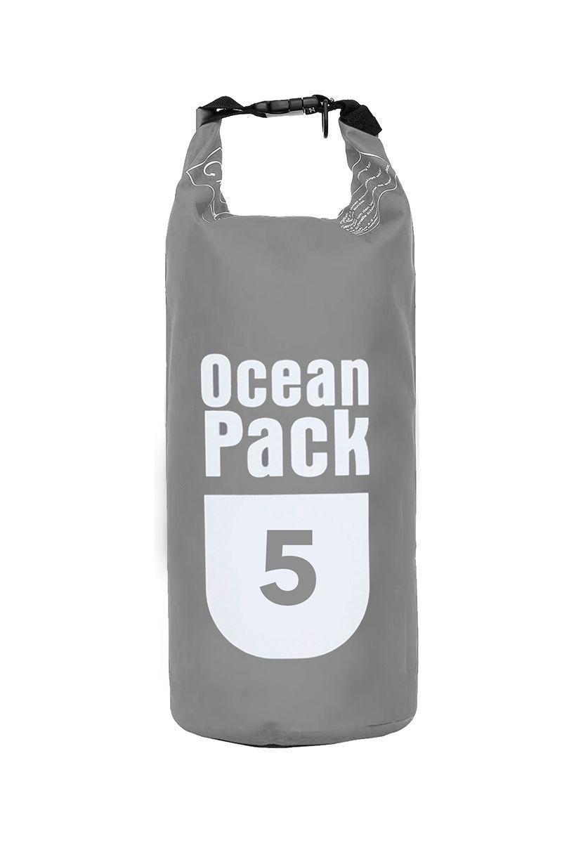 Bolsa Impermeable 5L Outdoor Rafting Trekking Gris-0