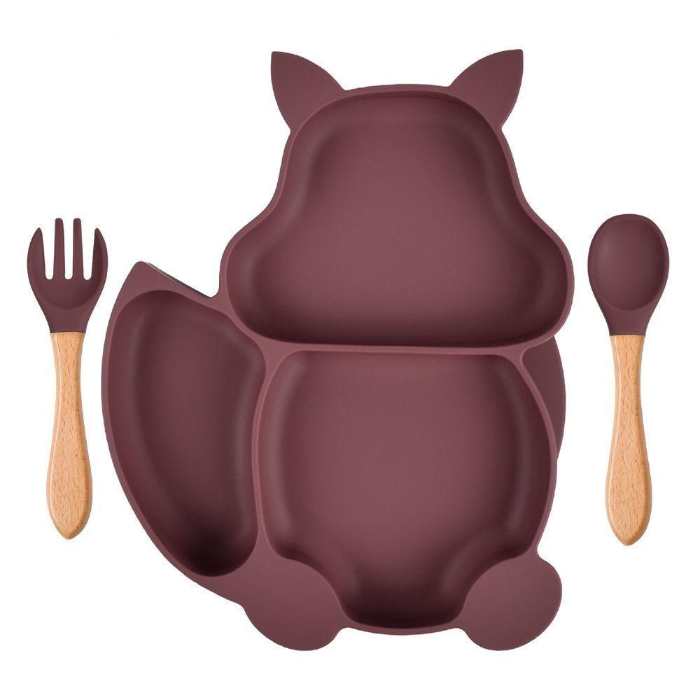 Set de alimentación bebé libre de bpa burdeo-0