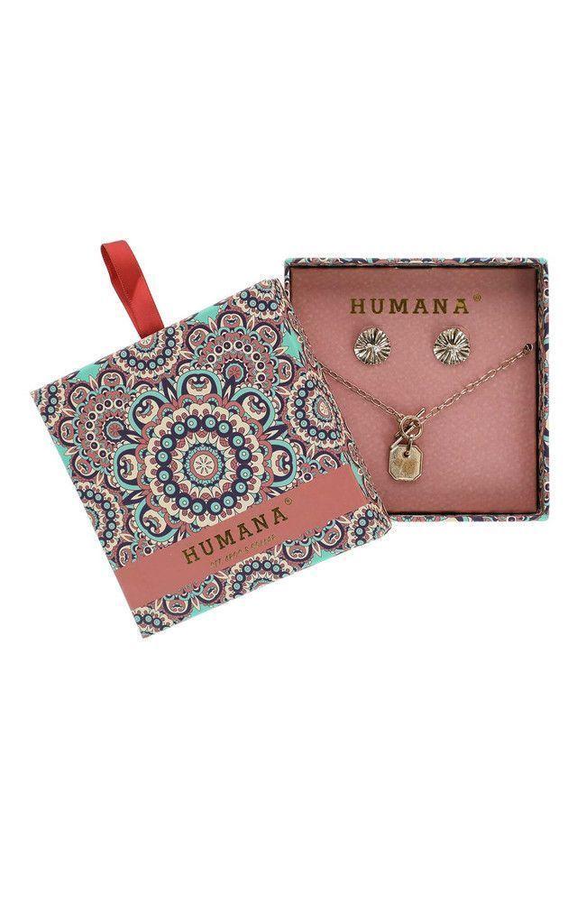 Set Collar y Aro Leti Dorado Humana-0