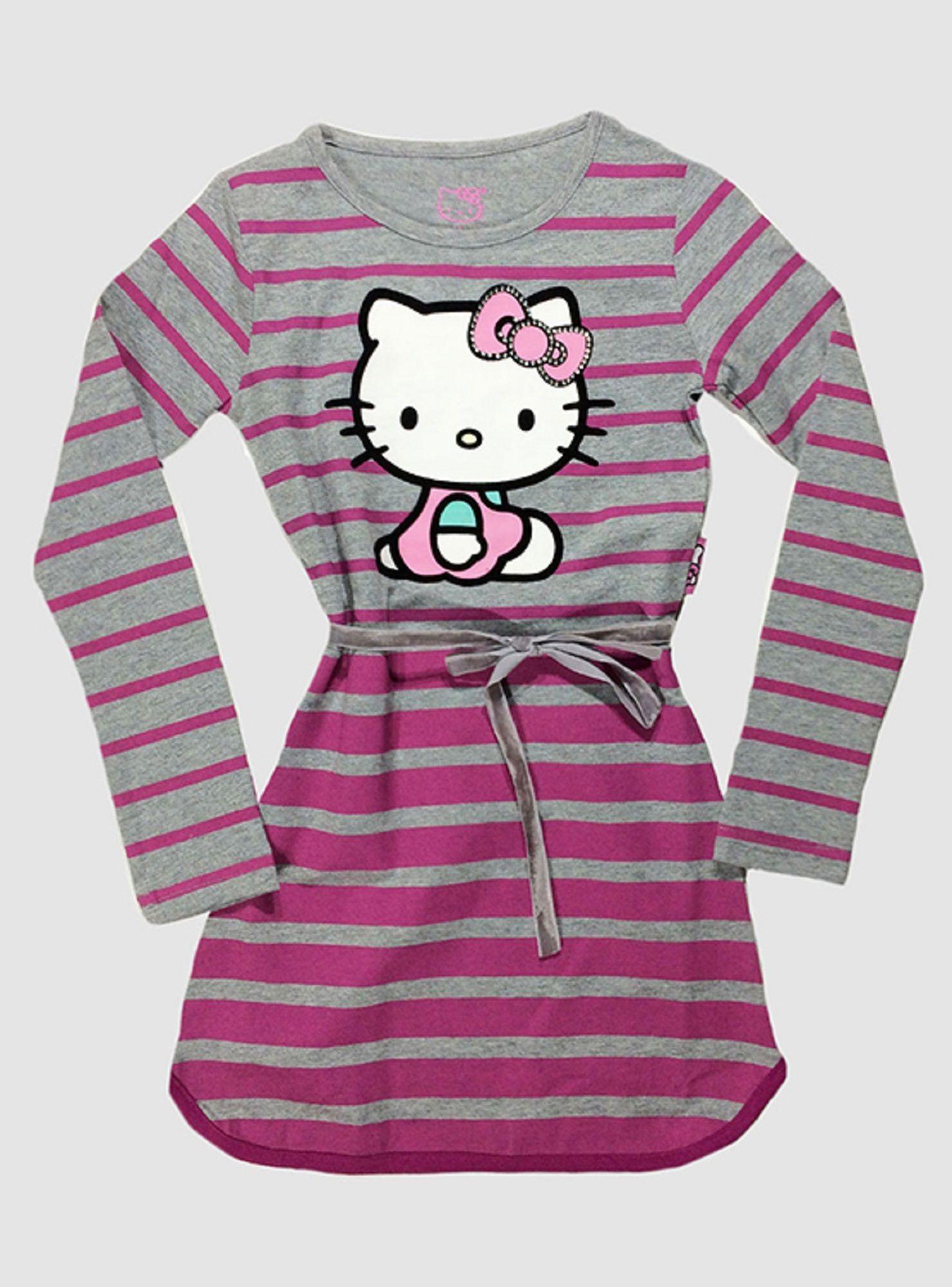Vestido Niña Algodón Estampado Hello Kitty-0