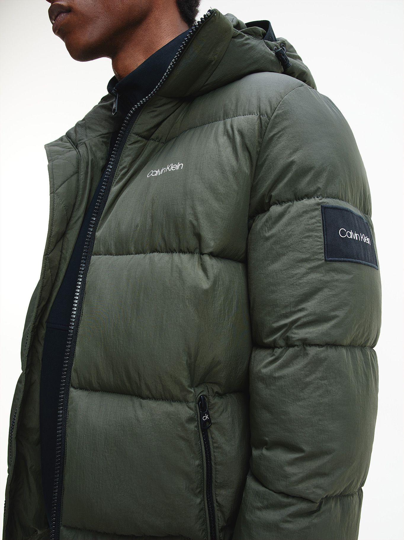 Parka Crinkle Verde Calvin Klein-3