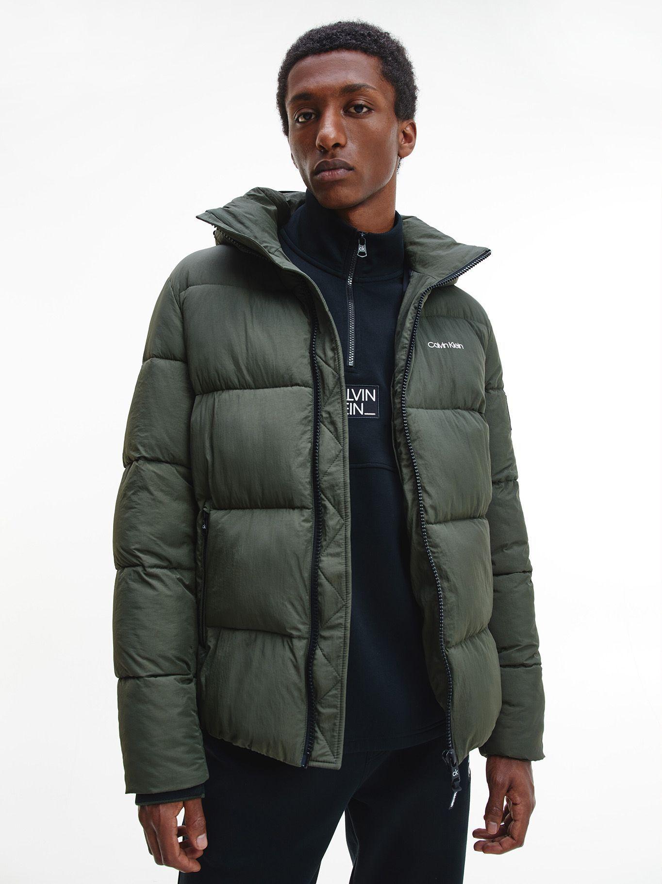 Parka Crinkle Verde Calvin Klein-0