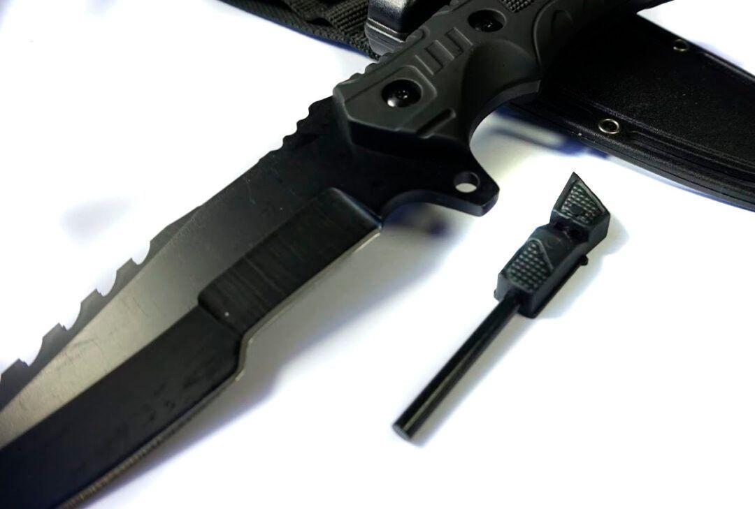 Cuchillo Tactico Caza Pesca Devil Ops Silbato Ai92-2