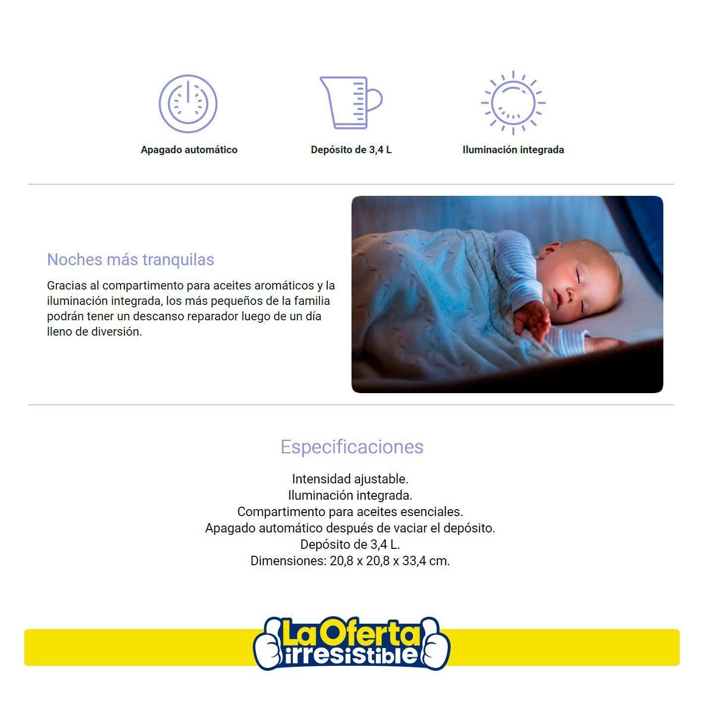 Humidificador Ultrasónico Fisher Price 3,4L-2