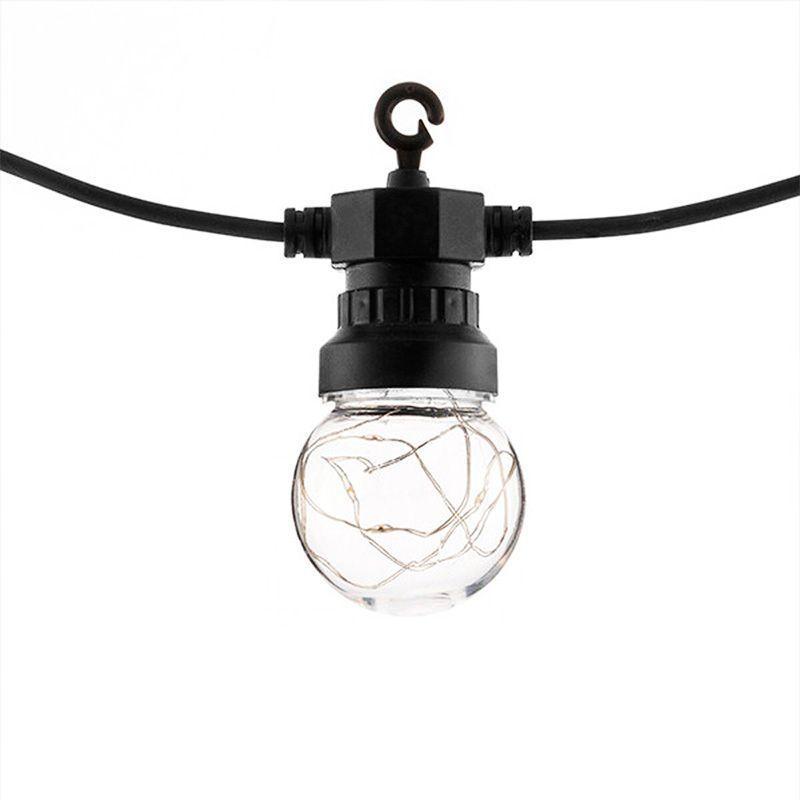 Guirnalda Solar Exterior 5mts 10 Ampolletas Luz Hada-3