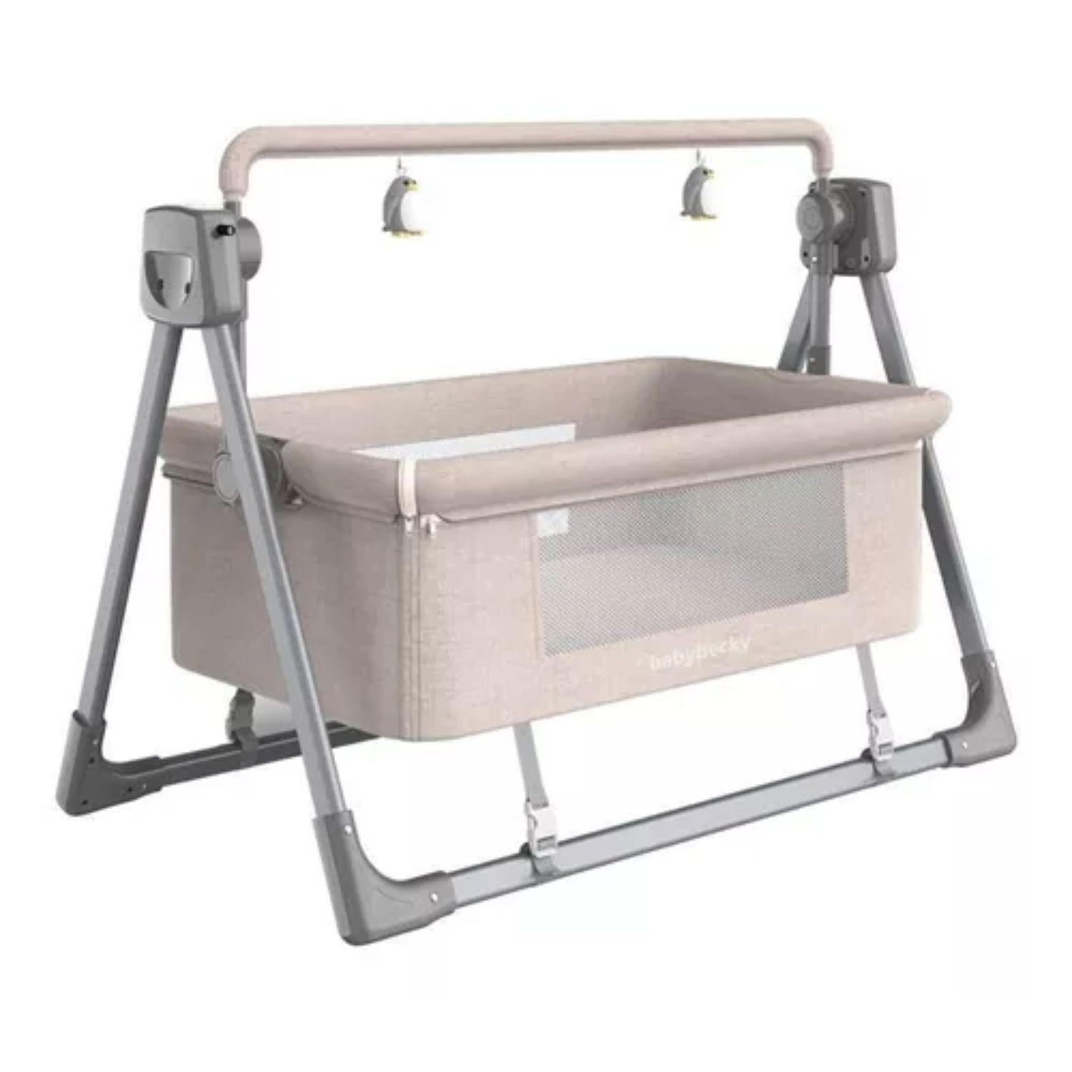 Cama Cuna Mecedora Eléctrica Para Bebé-0