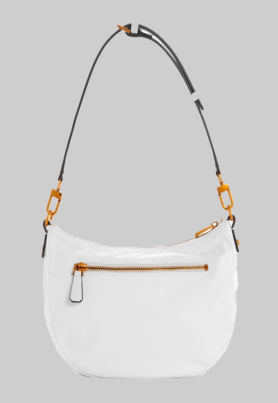 Cartera Eco Gemma Hobo Whi Blanco Guess-2