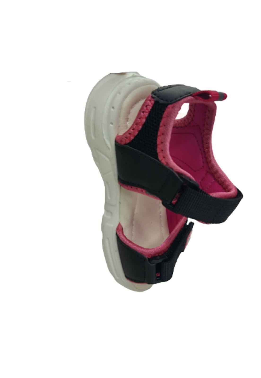 Sandalia Niña Fucsia Dos Velcro-3