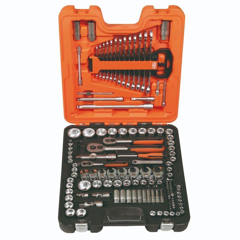 Juego De Dados Hexagonales 1/4" 3/8" 1/2" Mm 138 Piezas Bahco-4