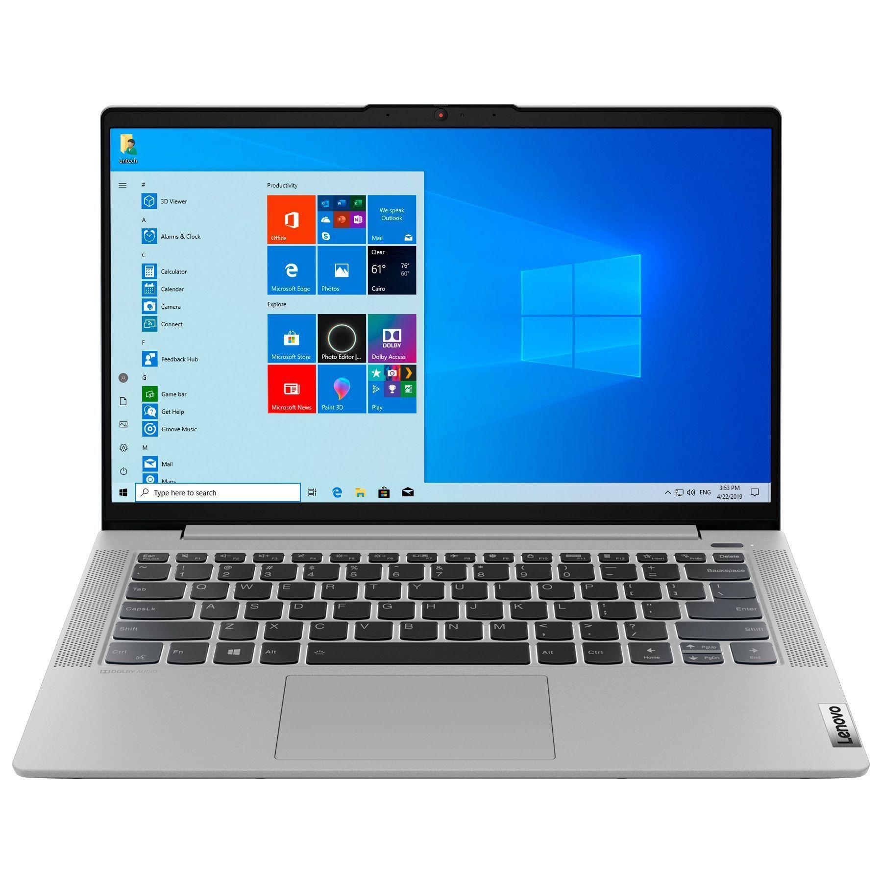 Notebook Lenovo Intel Core I3 8GB 256GB SSD 14" W10 Español-0