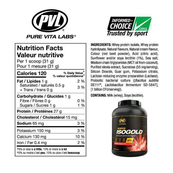 PROTEINA ISOGOLD 5 LIBRAS 73 SERVICIOS - PVL - USA - FRUTILLA-1