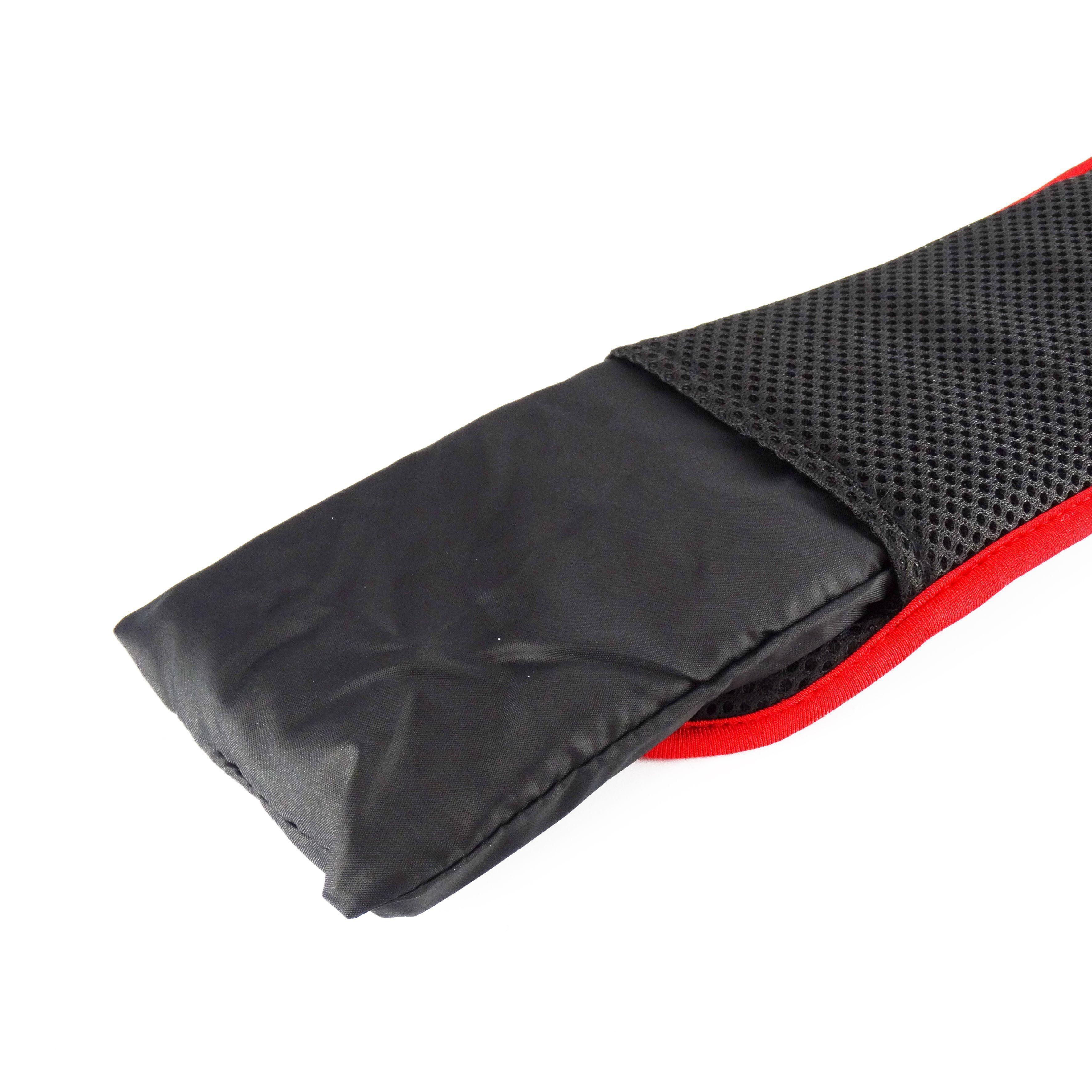 PAR PESO MUÑECAS/TOBILLOS 2 KG NEGRO-ROJO-5