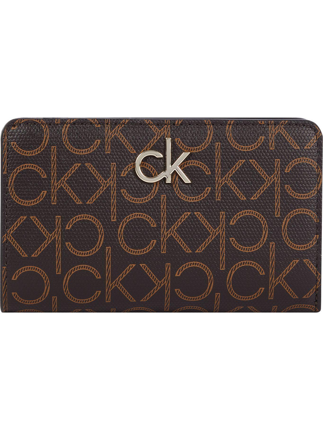 Billetera Re-Lock Billfold Café Calvin Klein Mujer-0