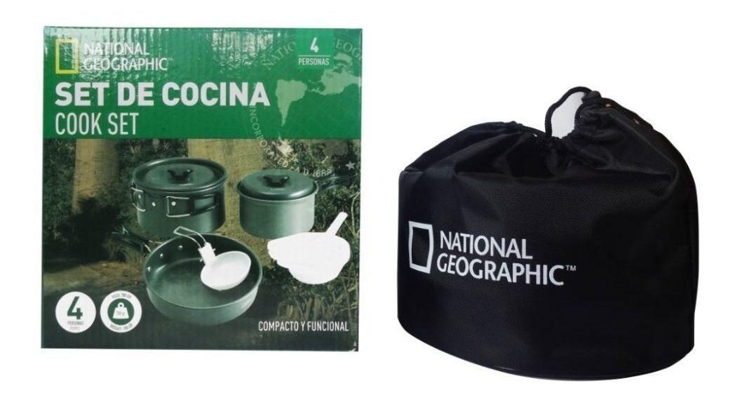 Set Cocina 4p Camping Nuevo & Original National Geographic-3