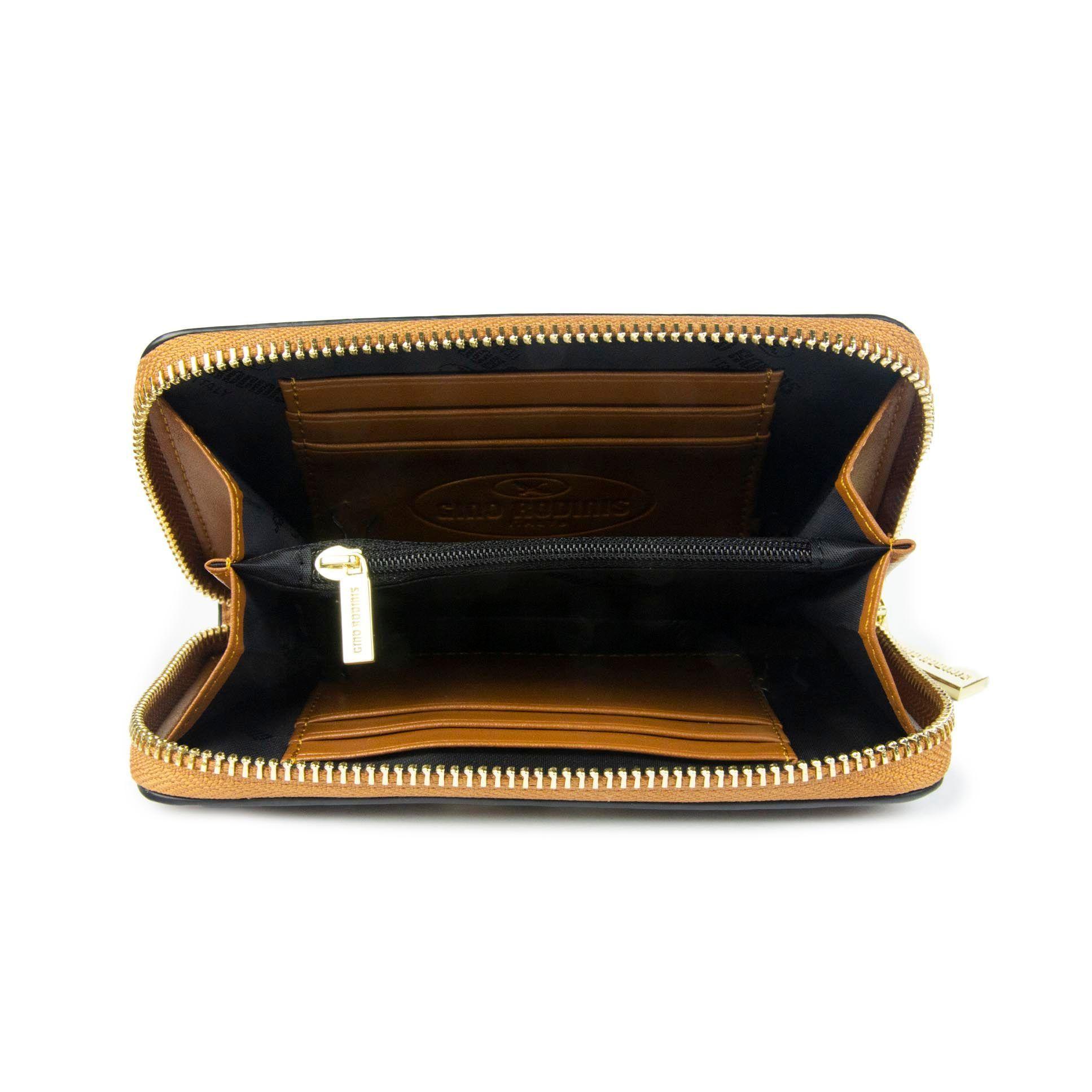 Billetera de dama Charm 221 Dorado Gino Rodinis -2