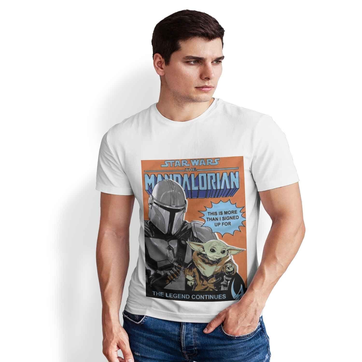 Polera Manga Corta Star Wars - The Mandalorian D2-1