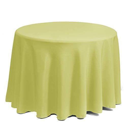 Mantel circular Gee Di Moda lavable Amarillo-0