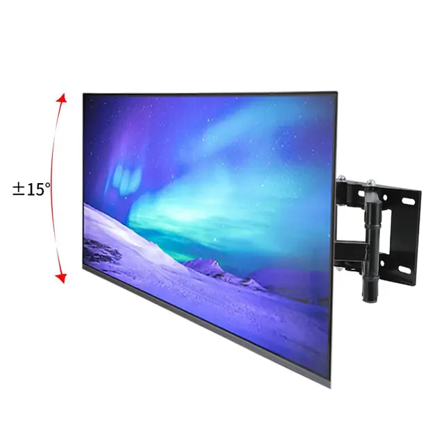 Soporte de pared de TV LCD, LED Doble Brazo 40"-80" Soporta 70 kg-1
