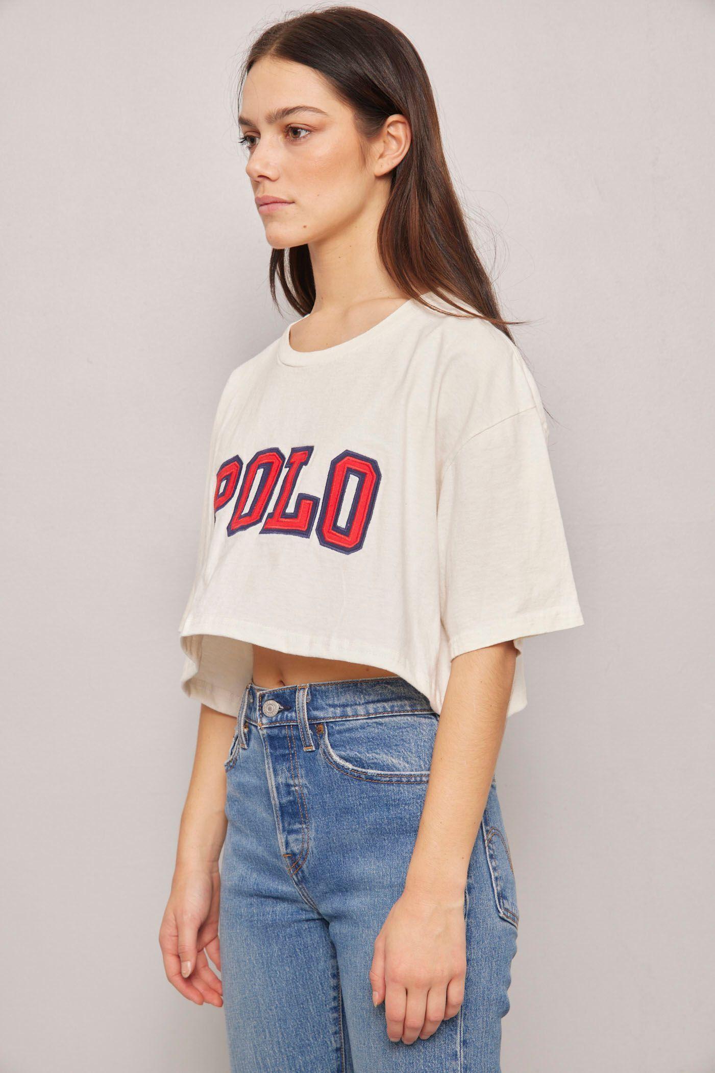 Polera casual  crema lovemade talla L-1