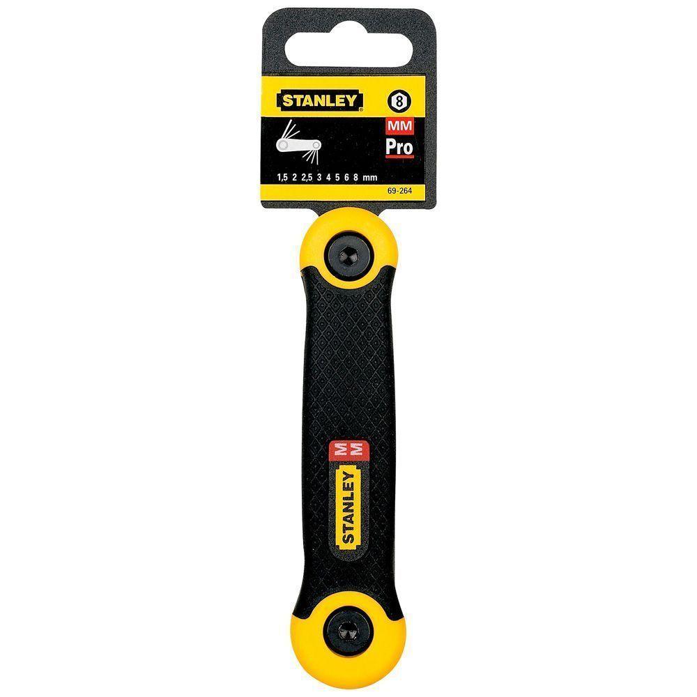 Juego 8 Llaves Allen Pro  69-264  Stanley-2
