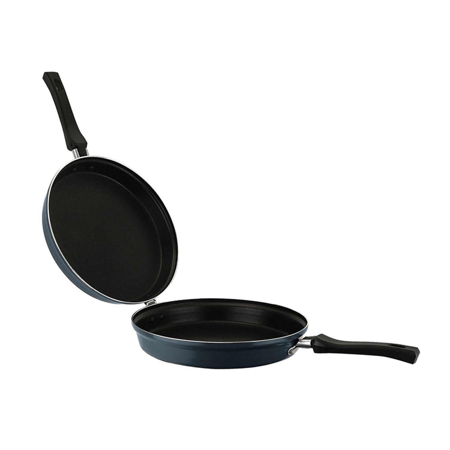 Sartén Dúo Tortilla / Omeletera 24 cm Gris Gourmet Fantuzzi-0