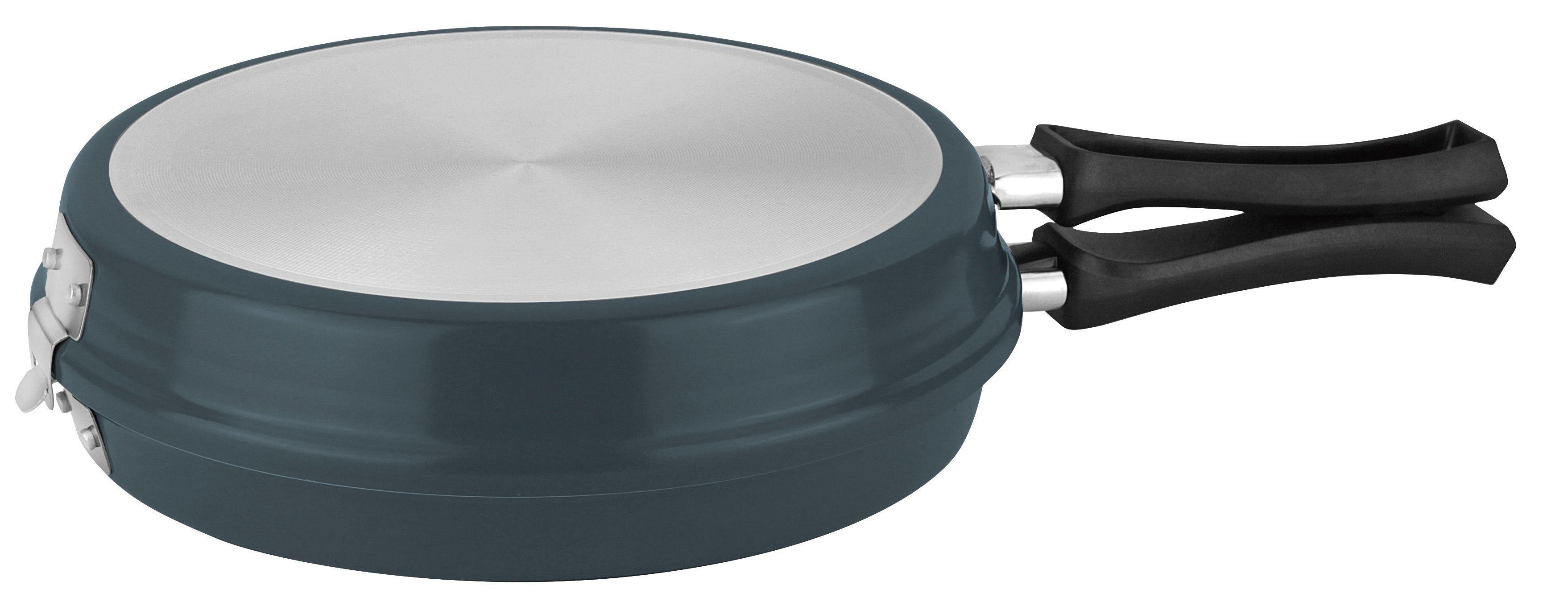 Sartén Dúo Tortilla / Omeletera 24 cm Gris Gourmet Fantuzzi-1